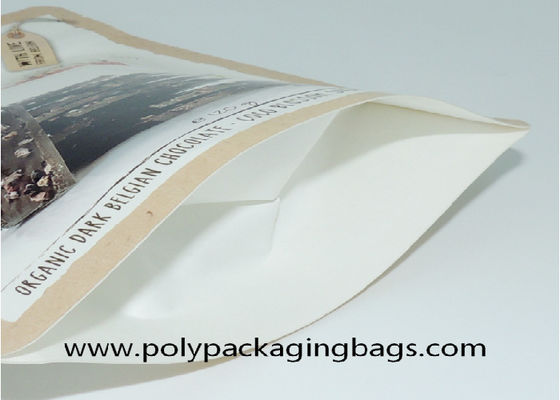 قنادی CMYK Pantone Stand Up Kraft Paper Ziplock