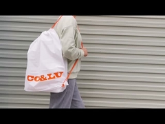 برچسب چاپ رنگی کوله شانه ی تک رشته ی کشش پلاستیکی کوله کشش کشش پوشاک ضد آب کمد