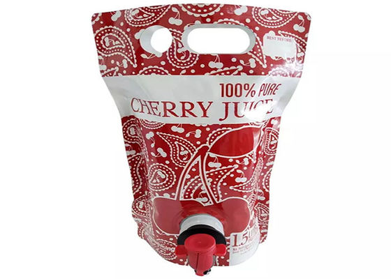 کیسه خروجی آبمیوه تازه با ظرفیت بالا با شیر / اسپیگوت