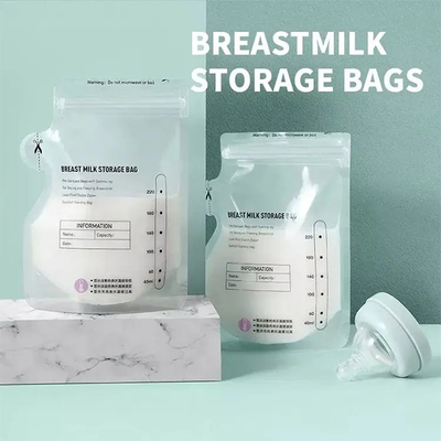 کیسه های نگهدارنده شیر مادر Stand Up Ziplock، کیسه های از قبل استریل شده و بدون BPA کیسه های نگهداری شیر مادر