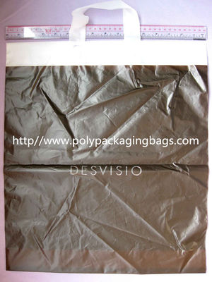 HDPE White Biodegradable Plastic Shopping کیسه های با حلقه فلکسویی