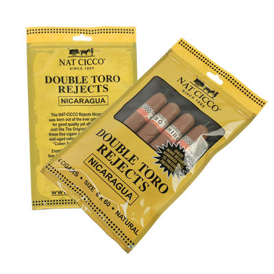 بسته بندی سفارشی تنباکو کیسه پلاستیکی مرطوب کننده مرطوب کننده کیسه سیگار با رطوبت سنج و جداکننده