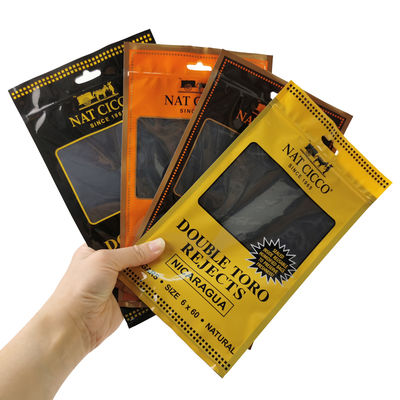 بسته بندی سفارشی تنباکو مرطوب کننده کیسه های پلاستیکی مرطوب کننده سیگار مرطوب کننده برای 4-5 سیگار با رطوبت سنج و جداکننده