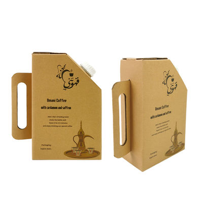کیسه نوشیدنی 1L/2L/3L/5L با دسته یکبار مصرف، کیسه قهوه، کیسه BIB در جعبه، شراب با شیر، جعبه قهوه توزیع کننده