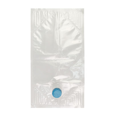 نوشیدنی 10L BIB کیسه در جعبه کیسه مایع نایلون آبمیوه توزیع کننده با بلند پیچ حلقه شیر کیسه آسپتیک برای بسته بندی